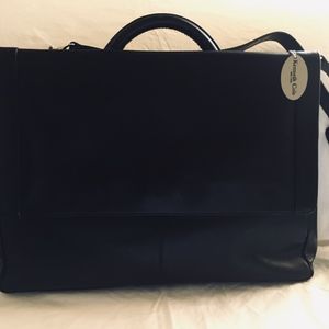 *NWOT* KENNETH COLE Luxe Napa Leather Laptop/Briefbag